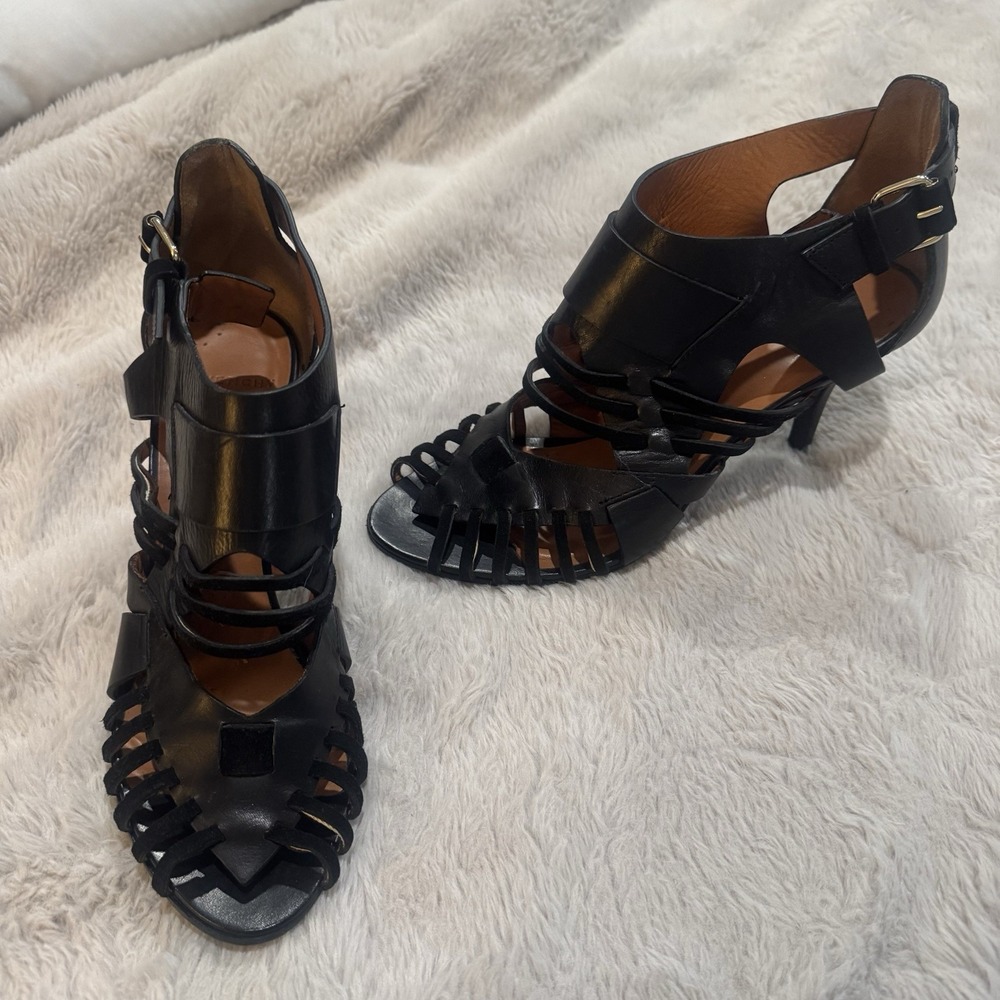 Givenchy Sandals 39 High Heel Mule Pump Bootie Caged Huarache Gladiator Stiletto